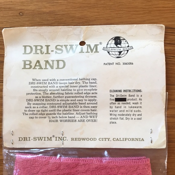 Barbie Pink Vintage Dri-Swim Band - Picture 3 of 4